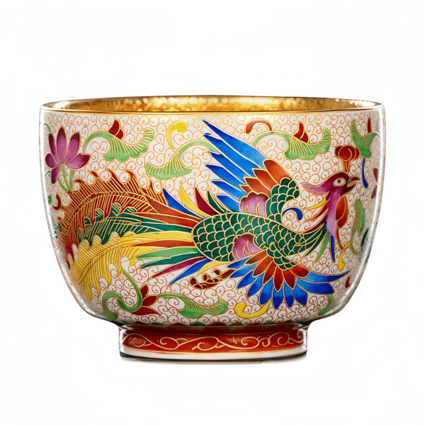 Jingdezhen Cloisonné Enamel Gold Cup
